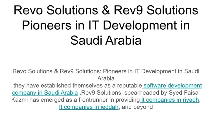 revo solutions rev9 solutions pioneers