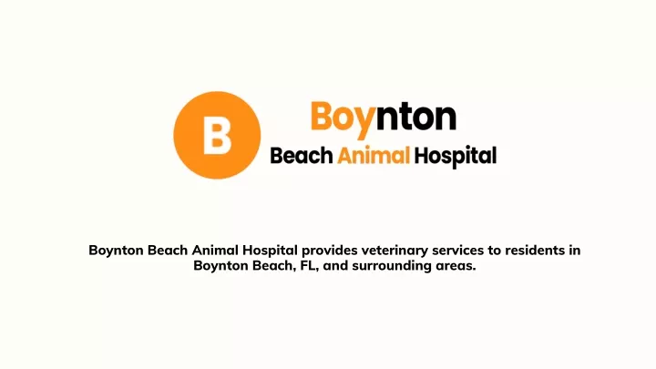 boynton beach animal hospital provides veterinary