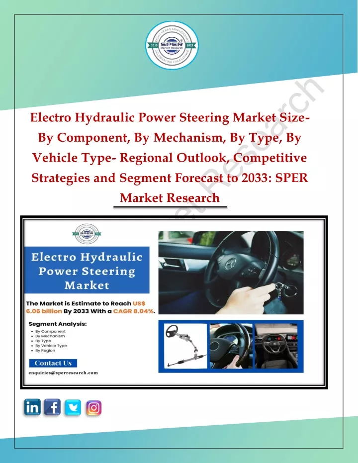 electro hydraulic power steering market size