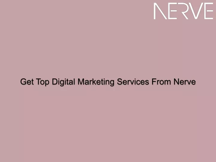 get top digital marketing services from nerve