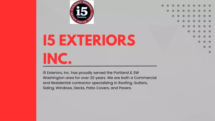 i5 exteriors inc