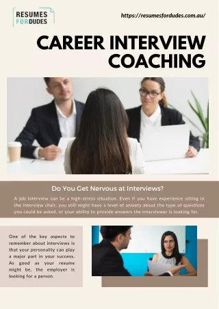Best Career Interview Coaching in Perth - Resumes For Dudes