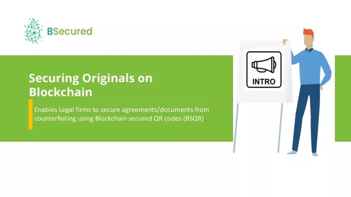 securing originals on blockchain