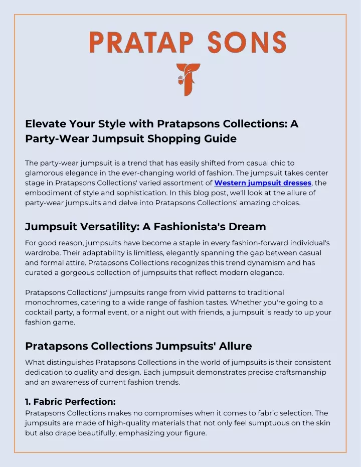 elevate your style with pratapsons collections
