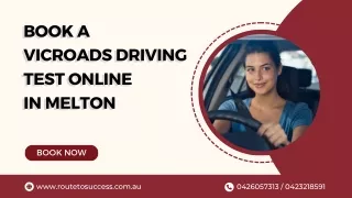 Book A Vicroads Driving Test Online in Melton