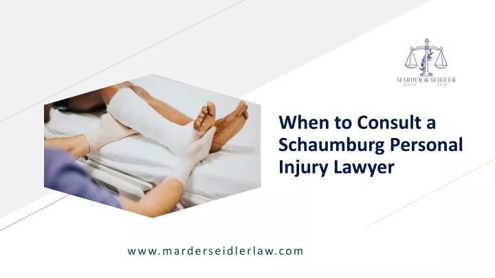 when to consult a schaumburg personal injury