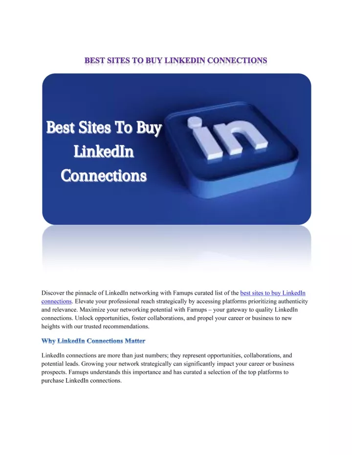 discover the pinnacle of linkedin networking with