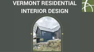 Vermont Elegance Redefined Arocordis Design's Distinctive Residential Interior Design