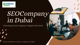 SEO Firm In Dubai
