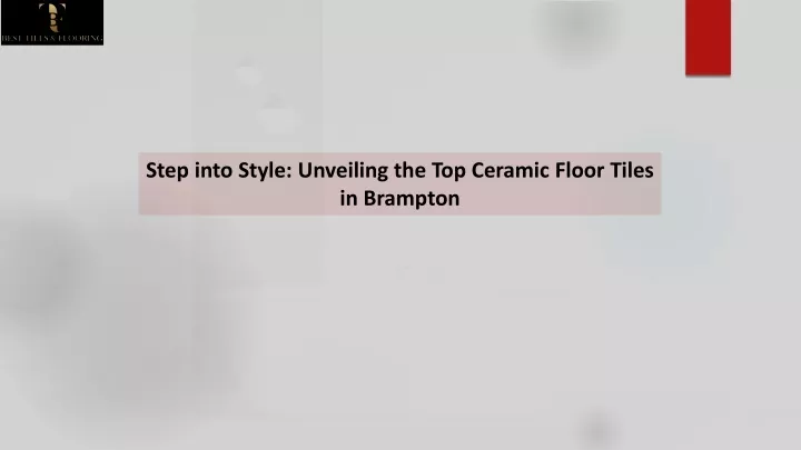 step into style unveiling the top ceramic floor