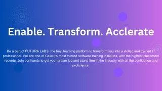 Futura Labs__Leading software training institute kerala
