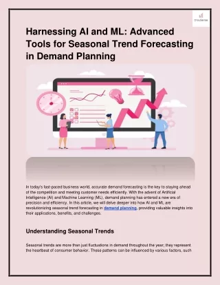 harnessing ai and ml advanced tools for seasonal