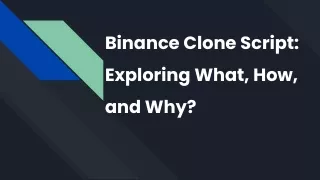 Binance clone