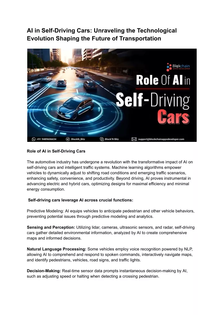 ai in self driving cars unraveling