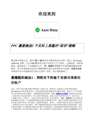 PPC 最差做法5 个实际上愚蠢的“聪明”策略 157