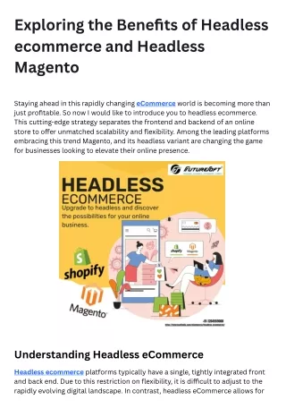 Exploring the Benefits of Headless Ecommerce and Headless Magento