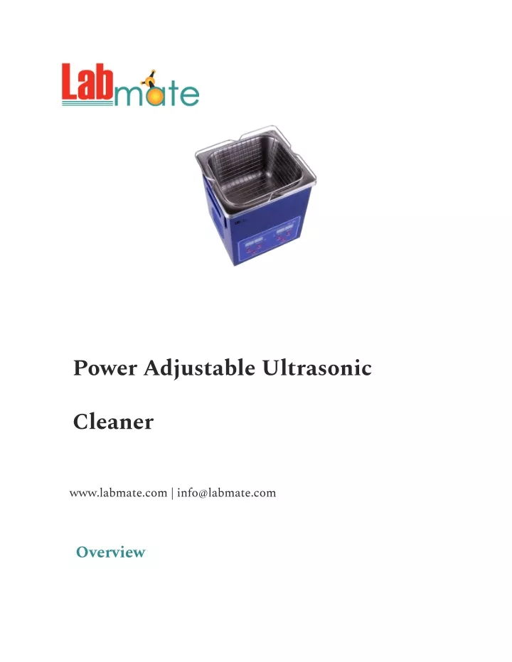 power adjustable ultrasonic