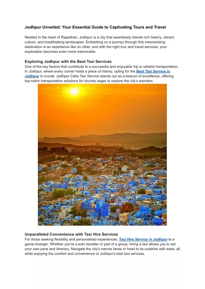 jodhpur unveiled your essential guide