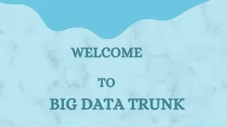 Big Data Trunk