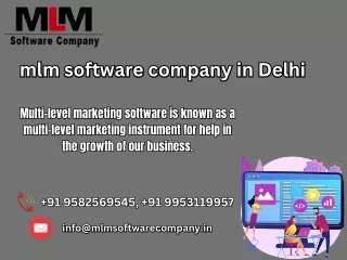 MLM Software Company in Delhi