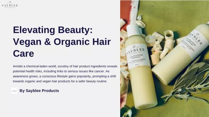 elevating beauty vegan organic hair care
