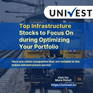 top infrastructure stocks to focus on during