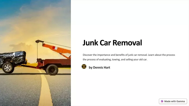 junk car removal