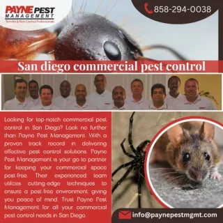 San diego commercial pest control