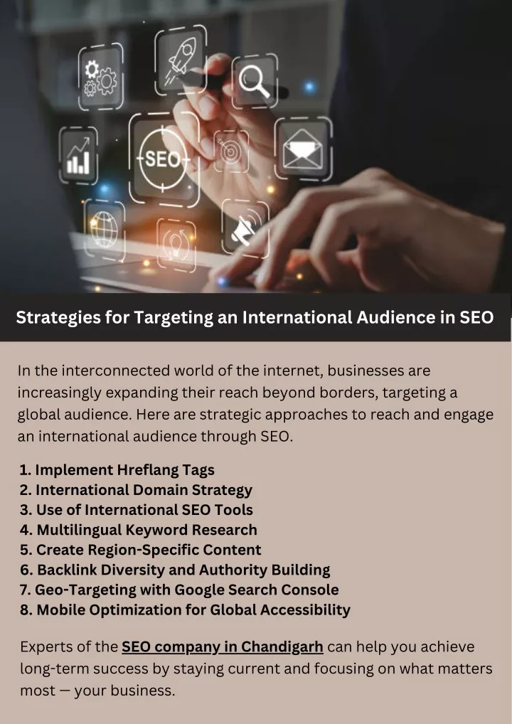 strategies for targeting an international