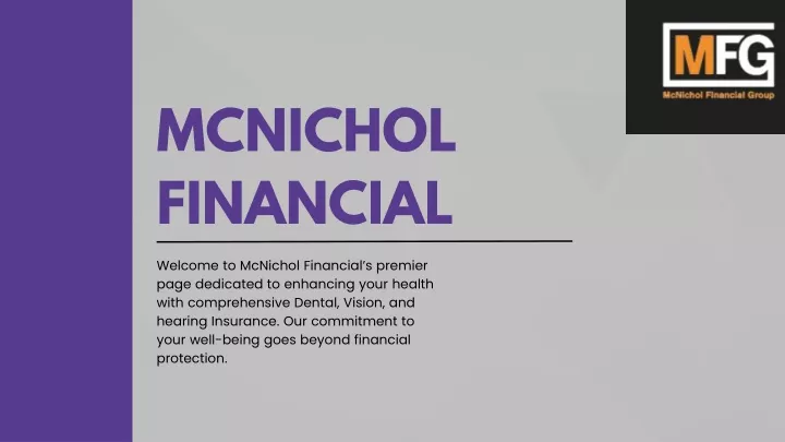 mcnichol financial