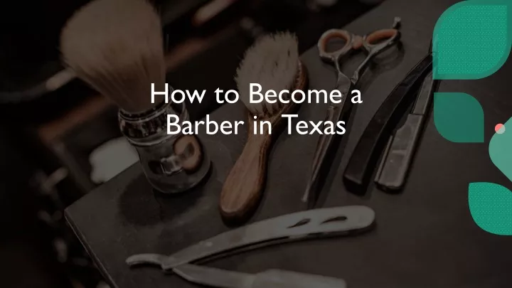 how to become a barber in texas