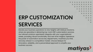Custom ERP Software