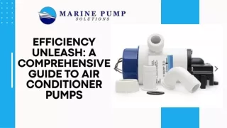 Find Affordable And Reliable Air Conditioner Pumps For Sale