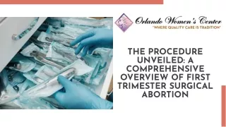 the procedure unveiled a comprehensive overview