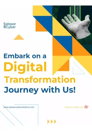 Embarking on a Digital Transformation Journey with us