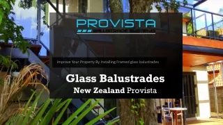Improve Your Property By Installing Framed glass balustrades