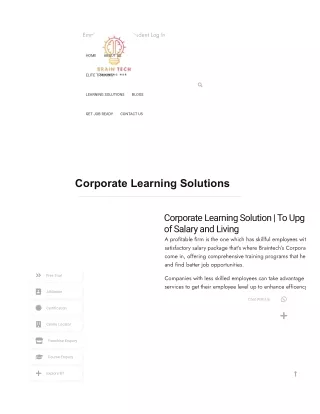 Corporate Learning Solutions