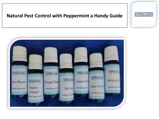 Natural Pest Control with Peppermint a Handy Guide