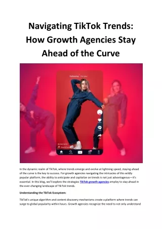 navigating tiktok trends how growth agencies stay