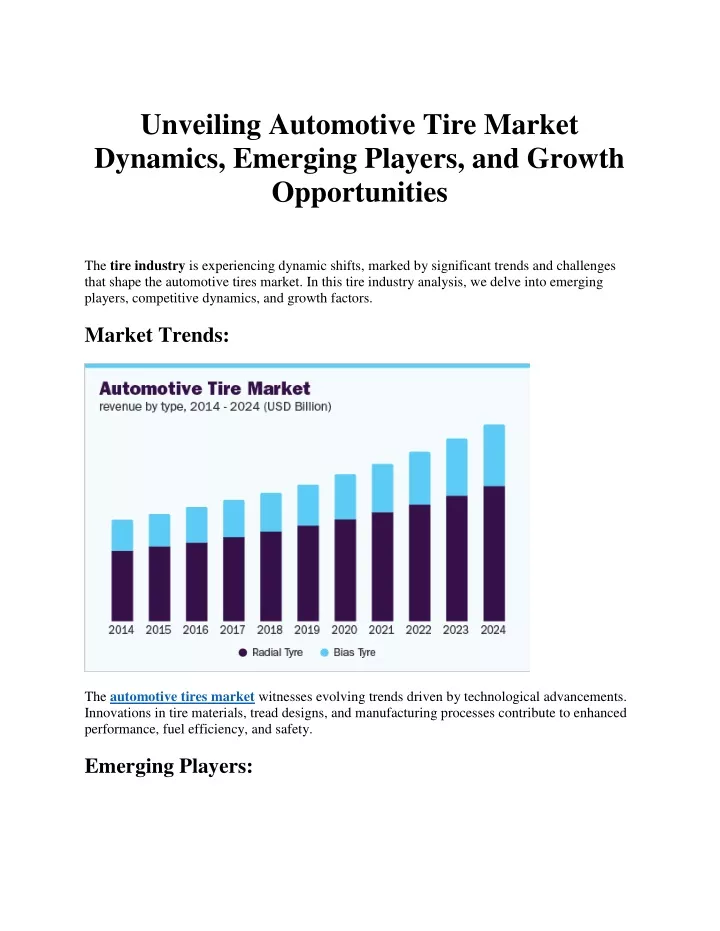 unveiling automotive tire market dynamics