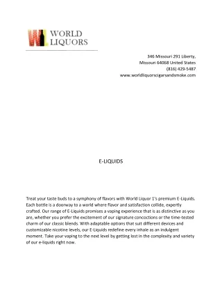 WORLD LIQUOR 1( E-LIQUIDS)PDF