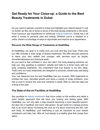 Get Ready for Your Close-up_ a Guide to the Best Beauty Treatments in Dubai