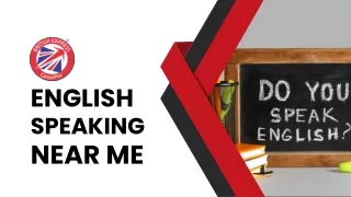 English Speaking Near Me