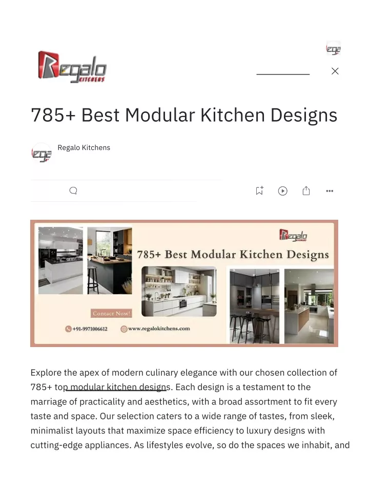 785 best modular kitchen designs