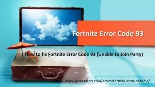 How to fix Fortnite Error Code 93 (Unable to Join Party)