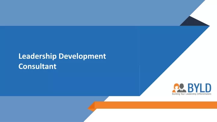 leadership development consultant