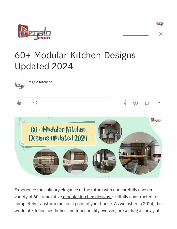 60 modular kitchen designs updated 2024