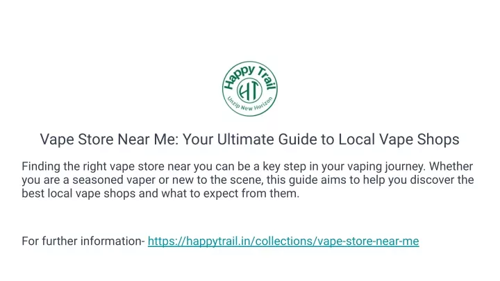 vape store near me your ultimate guide to local