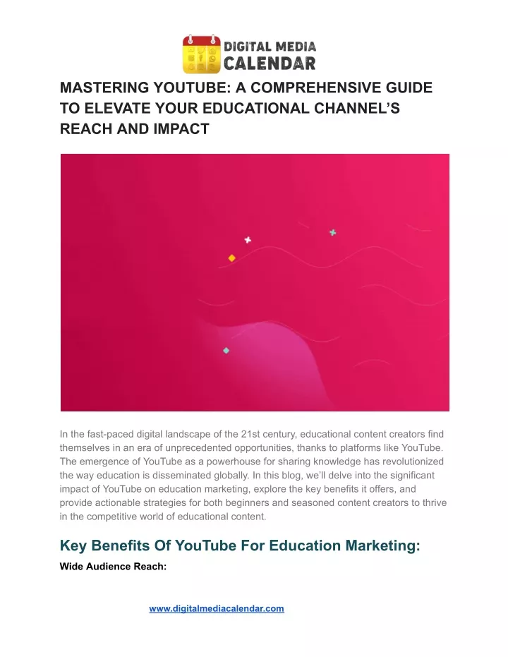 mastering youtube a comprehensive guide