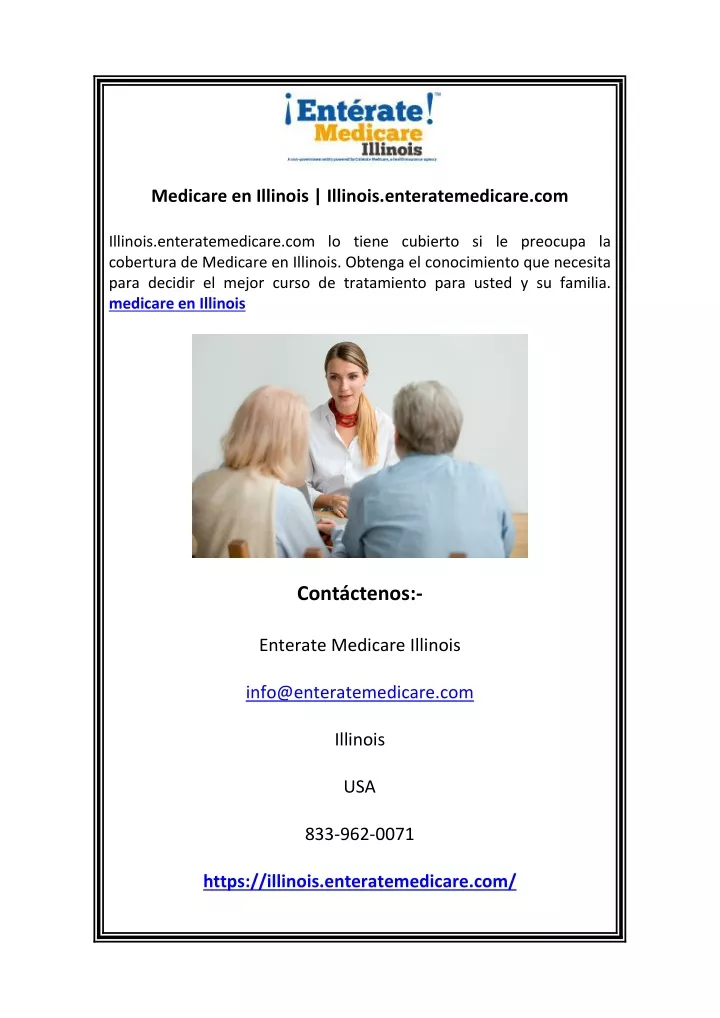 medicare en illinois illinois enteratemedicare com